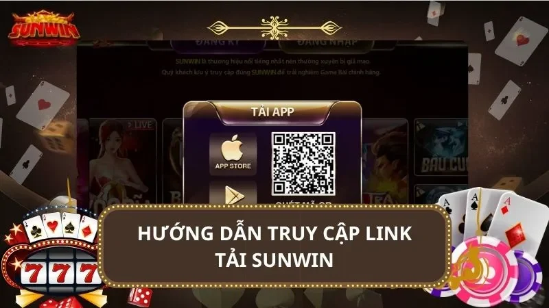 Hướng dẫn truy cập link tải SUNWIN