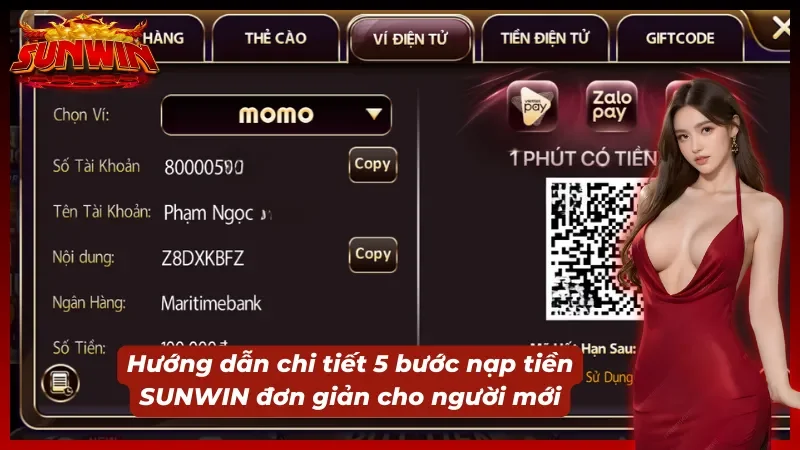 Hướng dẫn nạp tiền dành cho tân thủ